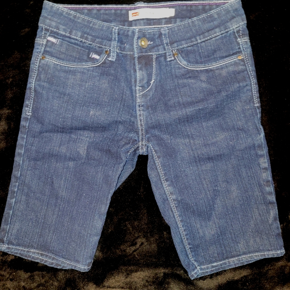 Blue Denim Shorts